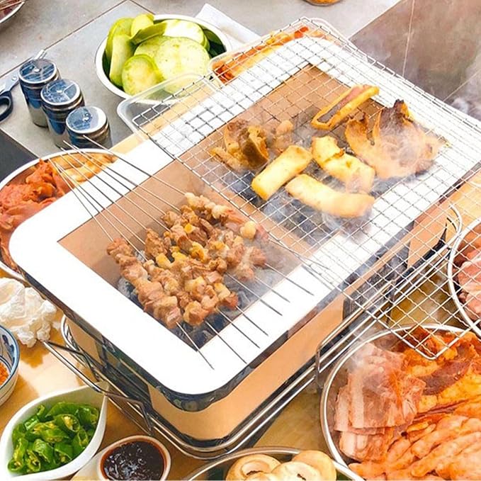 Tabletop Clay Stove, Clay Charcoal Stove Portable Grill, Japanese Clay Charcoal Stove Barbecue Grill 16x10x7 Inches for Outdoor Indoor Camping