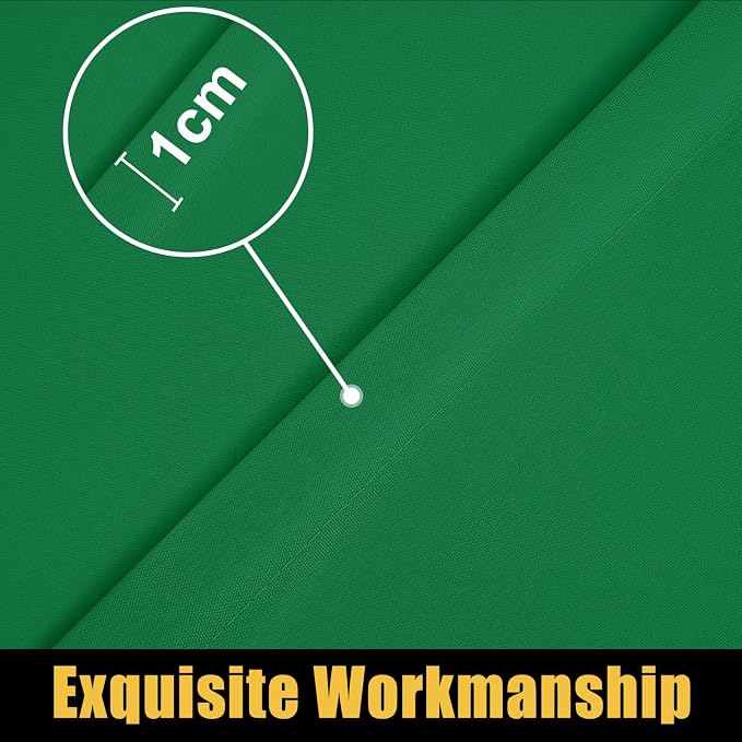 Smiry Rectangle Picnic Table Cloth, Waterproof Elastic Fitted Tablecloths for 6 Foot Tables, Washable Polyester Table Cover for Camping, Indoor and Outdoor (Hunter Green, 36"x72")