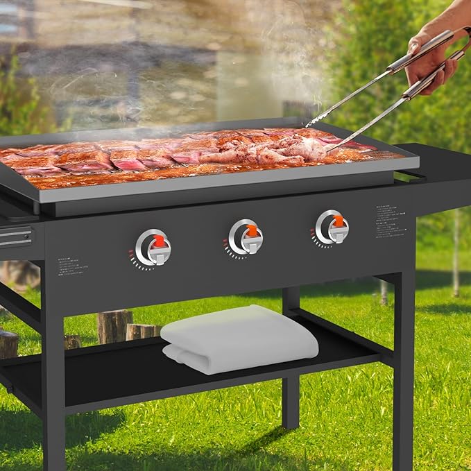 Silicone Griddle Mat Cover for Blackstone - 28 Inch True All-Encompassing Coverage Heavy Duty Food Grade Grill Buddy Mat, All Season Cooking Surface Protective Cover