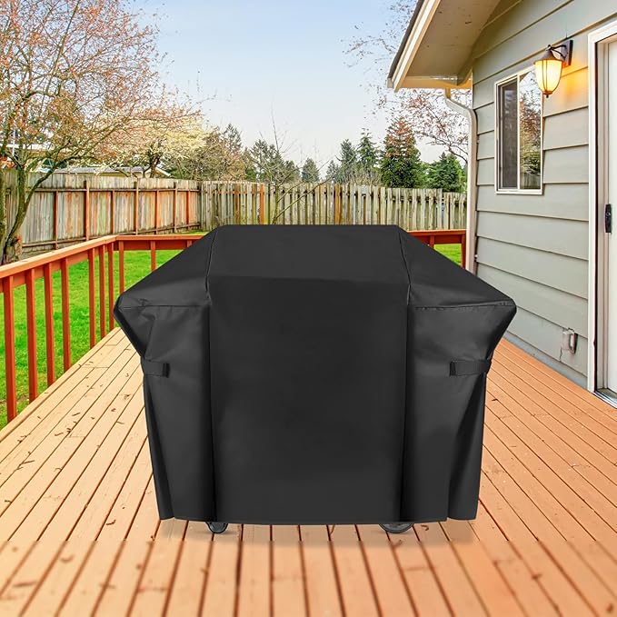 Weber Genesis II 58" Grill Cover - Heavy Duty, Waterproof, UV & Fade Resistant - Fits Genesis II LX 300 & 300 Series - Replaces Weber 7130 - Outdoor BBQ Cover