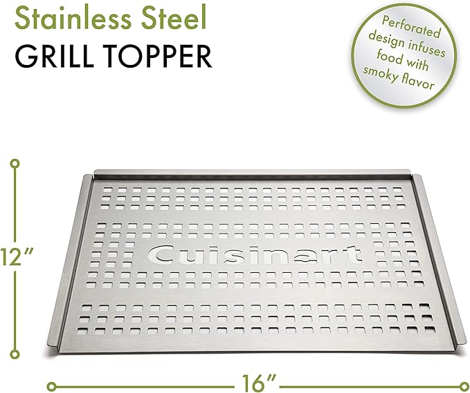 Cuisinart CGT-301 Stainless Steel Grill Topper, 12 x 16-Inch