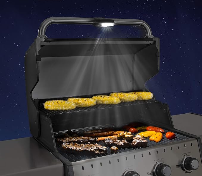Broil King 60934 Handle-Mount LED Grill Light, Black
