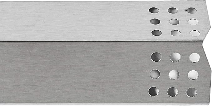 Replace parts Porcelain Steel Heat Plate, Replacement for Grill Master 720-0697, 720-0737, Nexgrill 720-0830H, 720-0783E Gas Grill Models (Stainless Steel -4pcs)