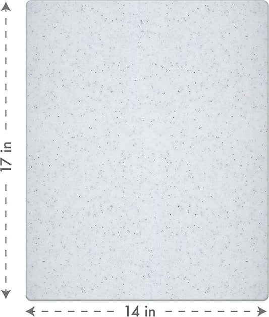Dexas Superboard Reversible Pastry Board, 14 x 17 Inches, Granite Color - Dishwasher Safe, Ideal for Baking and Food Prep (Pack of 6)