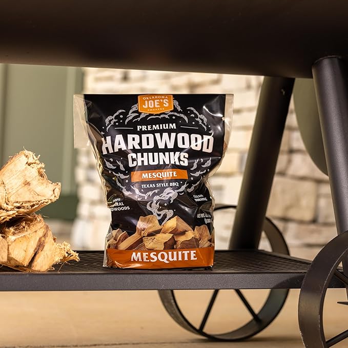 Oklahoma Joe's Mesquite Wood Chunks, 432 cu in Bag - 3947293R04