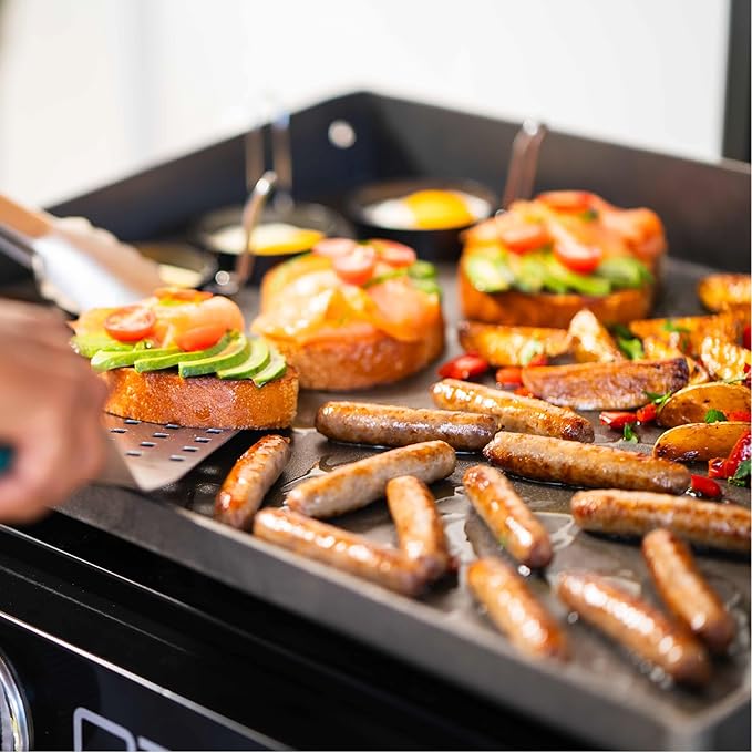 Charbroil 22" Performance Series Portable Tabletop 2 Burner Propane Gas Griddle, Black - 463614224