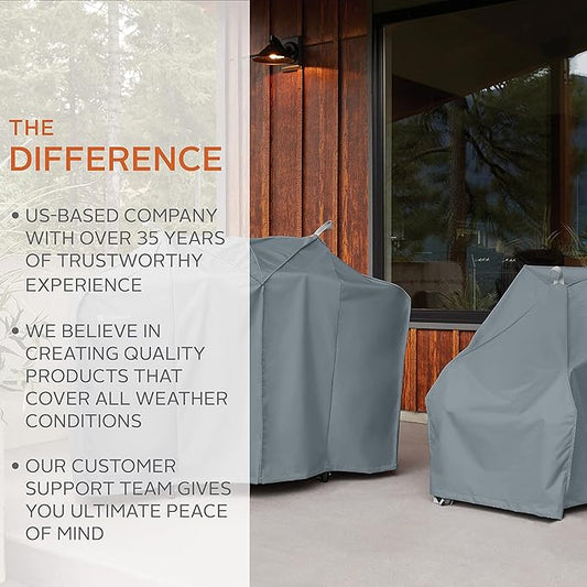 Classic Accessories Storigami Easy Fold Water-Resistant 70 Inch BBQ Grill Cover, Charcoal Black