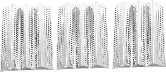 Replace parts 3-Pack Stainless Steel Heat Plate and 3-Pack Stainless Steel Burner,Replacement for American Outdoor Grill Gas Grills 24NB, 24NG, 24NP, 24PC, 36NB, 36PC