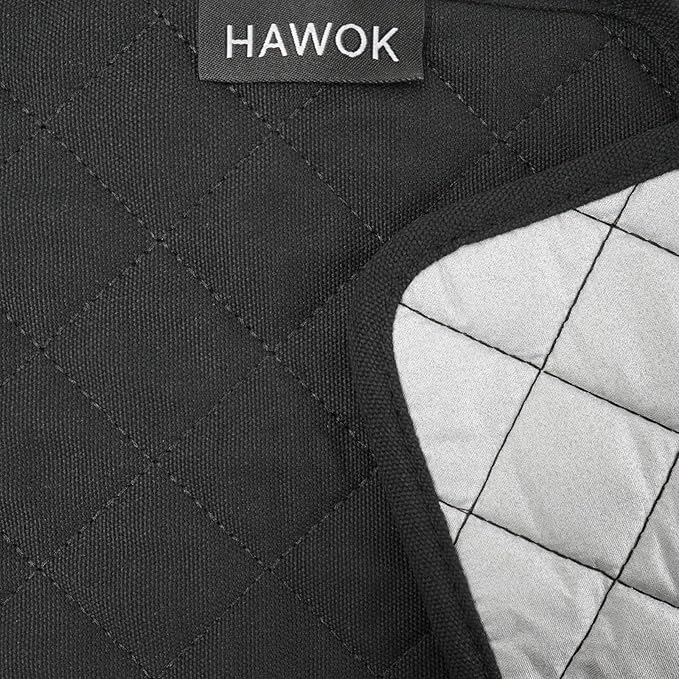 HAWOK 6 Piece Stove Set, Potable Cast Iron Charcoal Grill Stove with 1QT Dutch Oven, with Multipurpose Lid, Five-Leg Buffet Tray, Multipurpose Mini BBQ Stove Set
