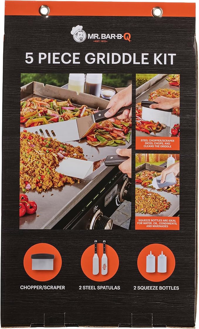 Mr. Bar-B-Q 5-Piece Griddle Tools Set