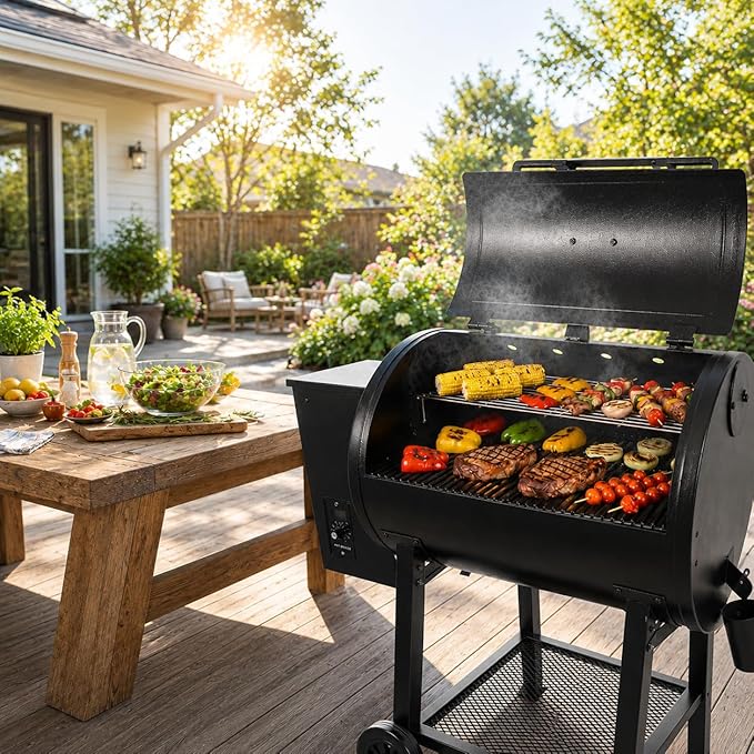 GRISUN Warming Rack for Pit Boss Austin XL Pellet Grill, Stainless Steel Upper Rack Replacement for Pit Boss Sportsman 1100, Pro Series 1150, Rancher XL & 1000 Series, Foldable BBQ Grill Top Rack