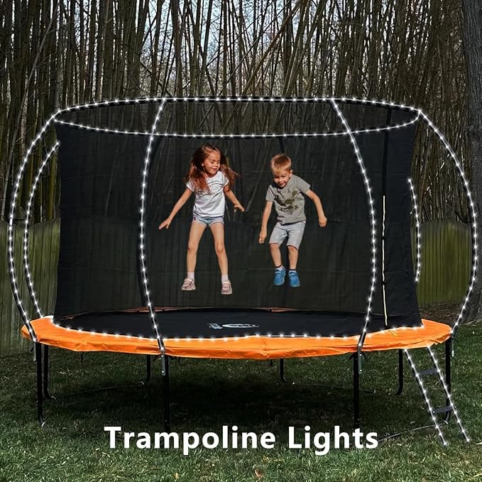 YEGUO Solar Rope Lights Outdoor Waterproof, 66ft 200 LED White String Lights, 8 Modes Fairy Lights in Clear Thin Tube