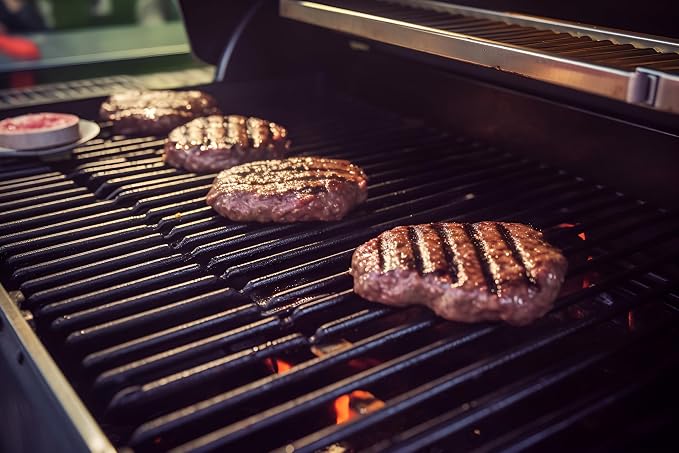 4-Pack Heavy-Duty Grill Heat Plate Replacements – Adjustable 11.5" to 21.5" Length, 3.25" Wide, Porcelain Steel Burner Covers, Heat Tents, Flavorizer Bars, and Flame Tamers for Gas Grills