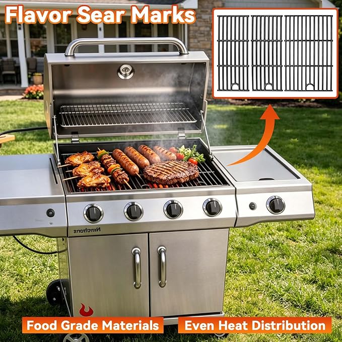 17" Grill Grate for Charbroil Performance 4 Burner 463352521 463354021 463365021 463365522 463366022, Cooking Grates Grill Replacement Parts for Char-Broil G426-0004-W1 G426-0005-W1