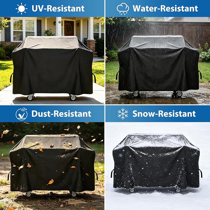 Grill Cover for Blackstone 30" Culinary Omnivore & 28" ProSeries | 600D Heavy Duty Waterproof Grill Cover,Fits Models 1901 1934 2092 1855 1886 1785 1962, Tear & Fade Resistant