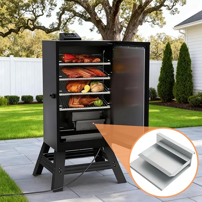 Wood Chip Tray for Masterbuilt 30 Inch Digital Electric Smoker, Wood Chip Loader for Masterbuilt 20070511 20072414 20071111 20071011 20072514 Replacement Parts for 9007100018 990070024