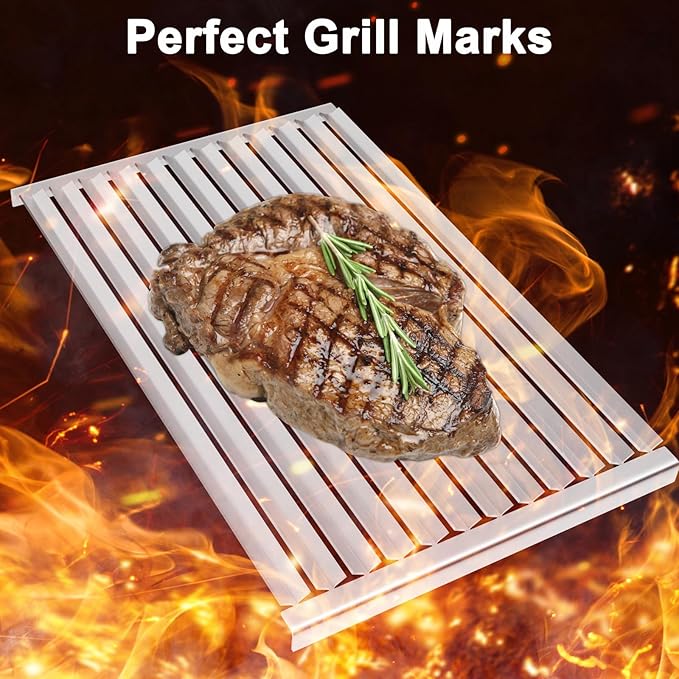Grill Grate for Solaire AGBQ 42/56 Stainless Steel Grill Replacement Parts for IRBQ 42/56 Grills Replacement Grate for SOL-6013R, 11.8 x 19 Inch