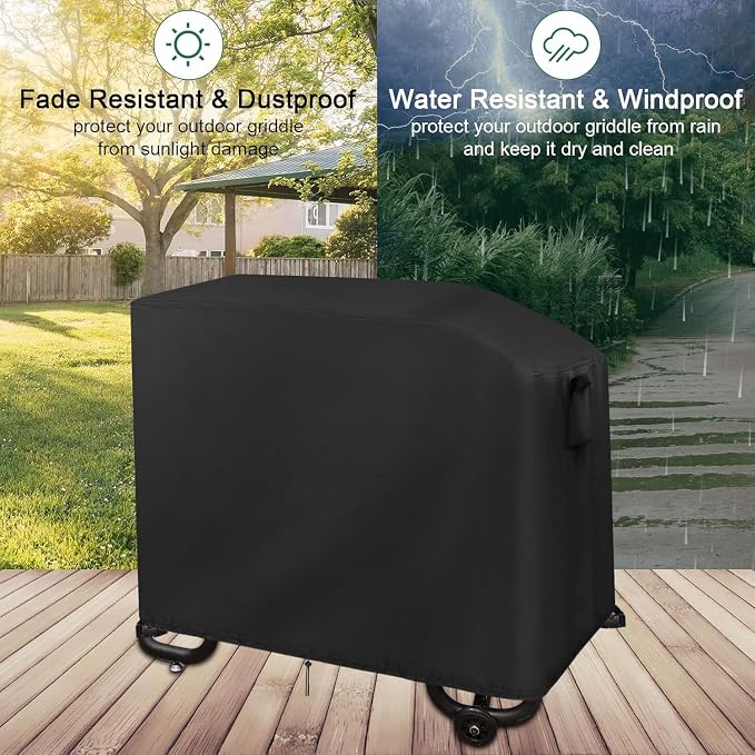 Mini Gas Grill Cover for Charbroil Bistro Pro Tabletop Electric Griddle | 21.5x19x19,Waterproof Dustproof Heavy Duty Oxford Fabric
