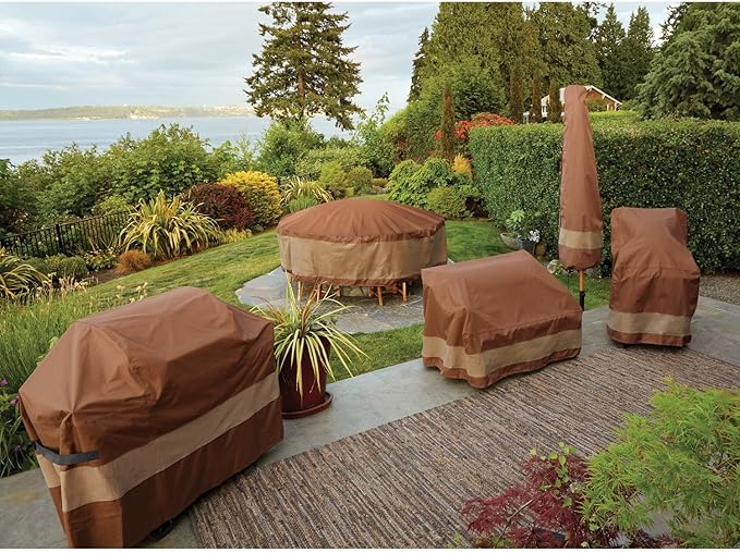 DUCKCOVERS Ultimate Waterproof 29 Inch Patio Chair Cover, Outdoor Chair Covers