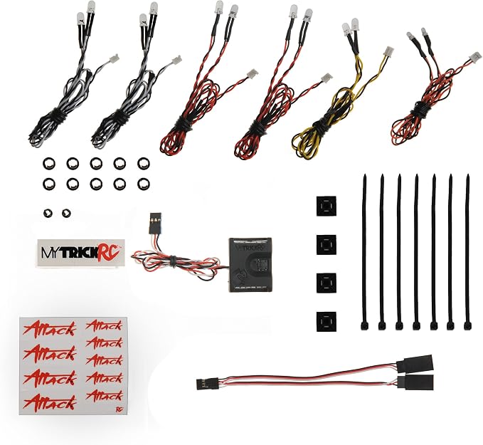 MyTrickRC Attack After-Burner 1402 Light Bar Kit- 1-SQ-1 Controller, AB1402