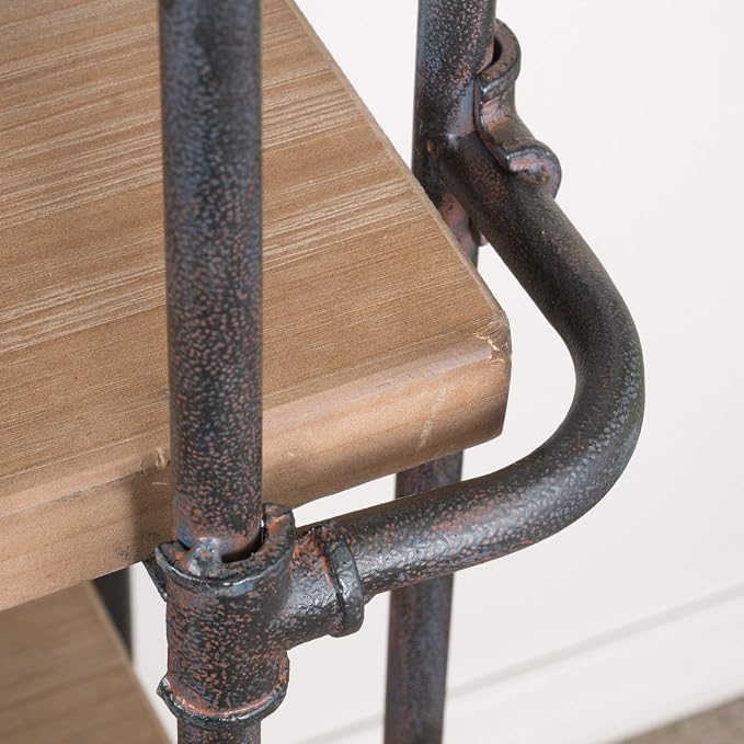 Christopher Knight Home SOHO Indoor-Outdoor Antique Finish -Outdoor Iron 5-Shelf Bookcase