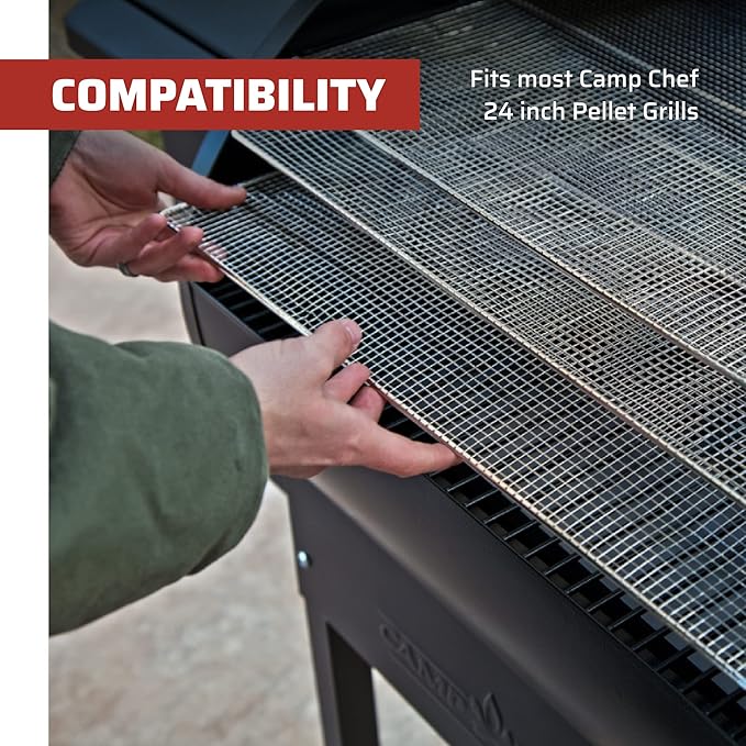 Camp Chef Pellet Grill Jerky Racks - Fits 24" Pellet Grill - 3 Racks