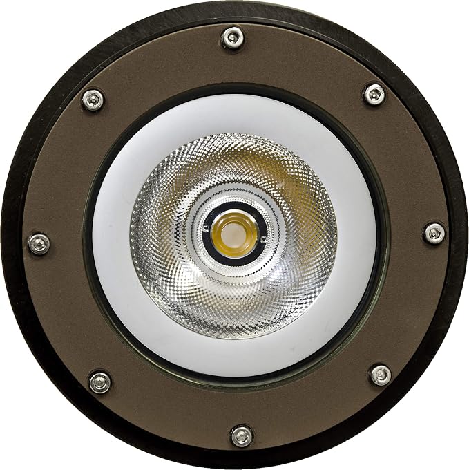 DABMAR LIGHTING DW4751-LED18S-BZ MED Well Light W/O Grill 18W PAR38 LED SPOT 120V-277V, Bronze