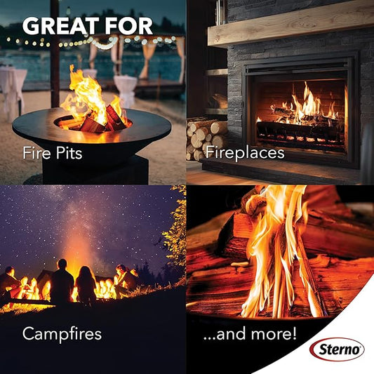 Sterno Fatwood Fire Starter Sticks, 10 lb — All‑Natural Resin‑Rich Pine Wood, Easy to Light, Indoor/Outdoor, Weather Resistant, Sustainably Sourced