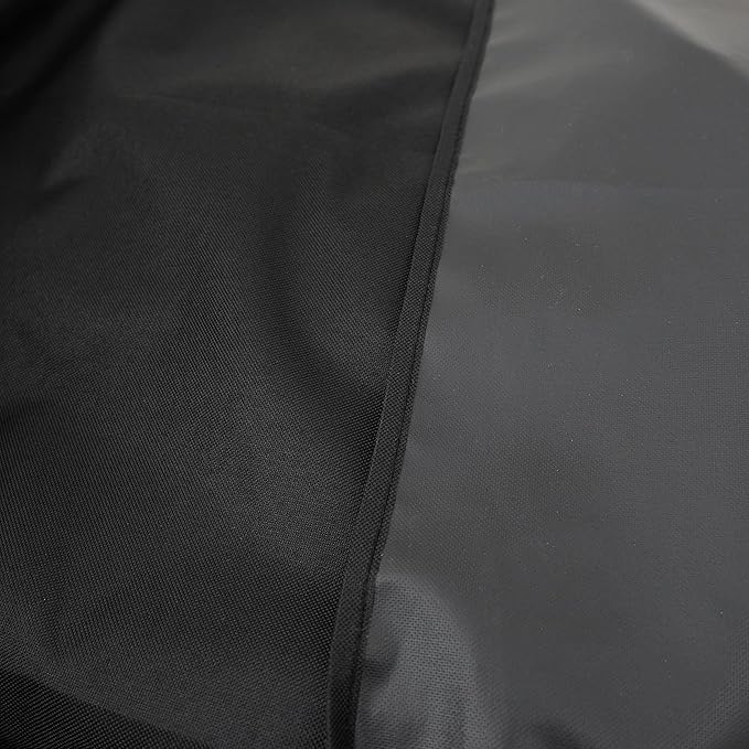 Kenmore 56-Inch Heavy-Duty Grill Cover for Outdoor BBQ Propane Gas Grills, Weather-Resistant, UV- and Fade-Resistant, Universal Fit Cover for 4-Burner Gas Grills, Black
