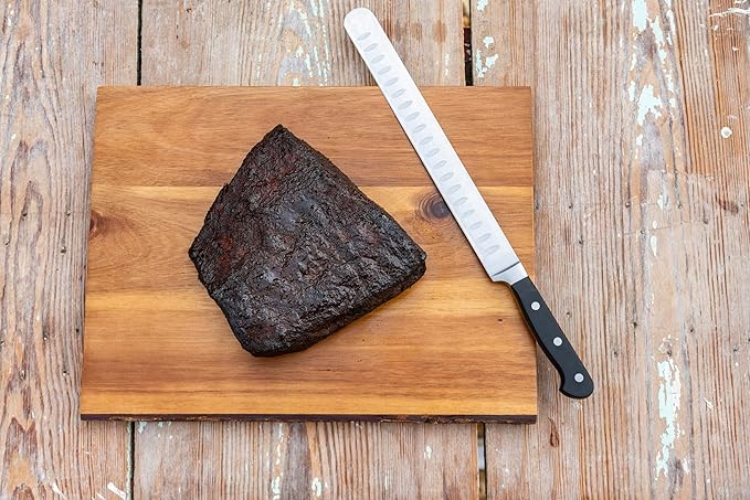 Oklahoma Joe’s Blacksmith 3‑Piece BBQ Knife Set – Full‑Tang Meat Knives with Riveted Handles & Storage Roll