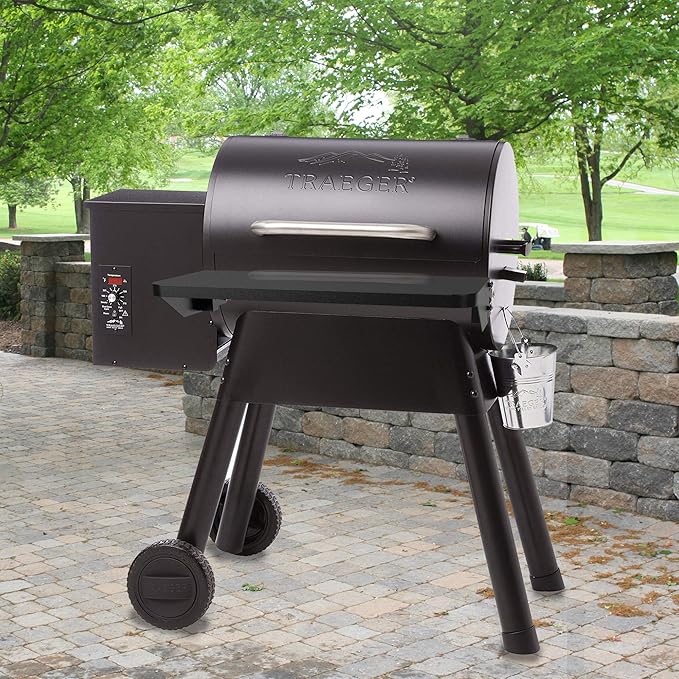 Stanbroil Folding Front Shelf for Traeger 20 Series, Tailgater, Renegade Pellet Grills, Grill Accessories for Traeger BAC361 Folding Shelf, Black