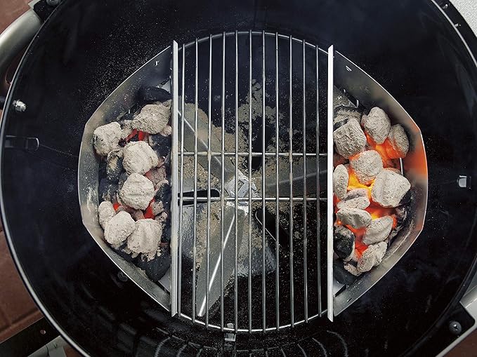 Weber 7444 One Touch Cleaning System Aluminium 57 cm & Char-Baskets