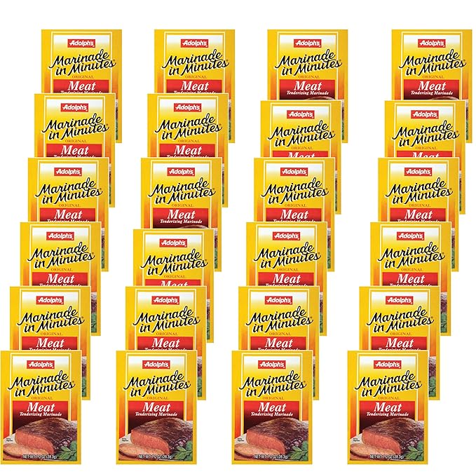 Adolph's Marinade In Minutes Original Meat Tenderizing Marinade, 1 Oz (Pack Of 24)
