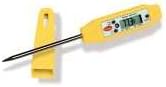 Cooper-Atkins Corporation DPP400W-0-8 Digital Test Pocket Thermometer 2-3/4in stem Length 3/4in tip On/Off Button