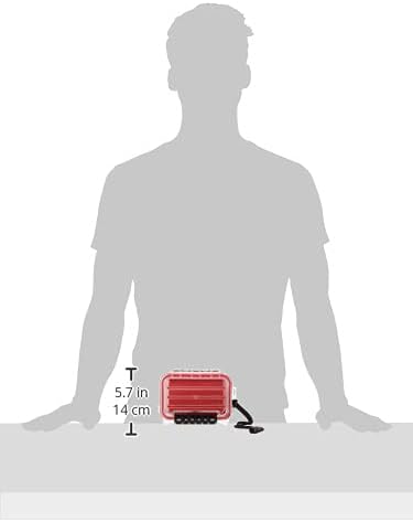 Plano Guide Series 3400 Style Polycarbonate Field Box Red/Clear, One Size