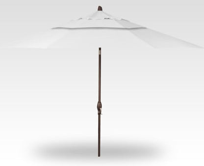 Treasure Garden 11ft Patio Umbrella – Outdoor Market Umbrella – Deluxe Auto-Tilt – Bronze Aluminum Frame (Sunbrella, Natural)