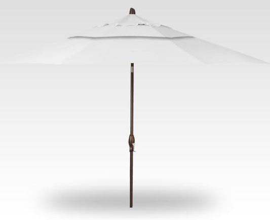 Treasure Garden 11ft Patio Umbrella – Outdoor Market Umbrella – Deluxe Auto-Tilt – Bronze Aluminum Frame (Sunbrella, Natural)