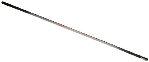OneGrill 24 Inch x 5/16 Inch Square Chrome Steel Grill Rotisserie Spit Rod - Grills up to 16" Wide. Not for Weber.