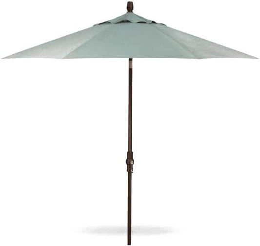 Treasure Garden 9-Foot Starlux Deluxe Collar-Tilt Market Umbrella Bronze Frame Sunbrella Fabric: Spa (Includes 3 Year Extended Frame Warrantee), Sunbrella Spa w/Bronze Frame 9-FT Starlux Collar-Tilt