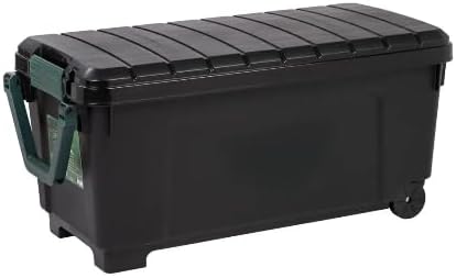 169 qt. Tote Storage Bin in Black XG05340