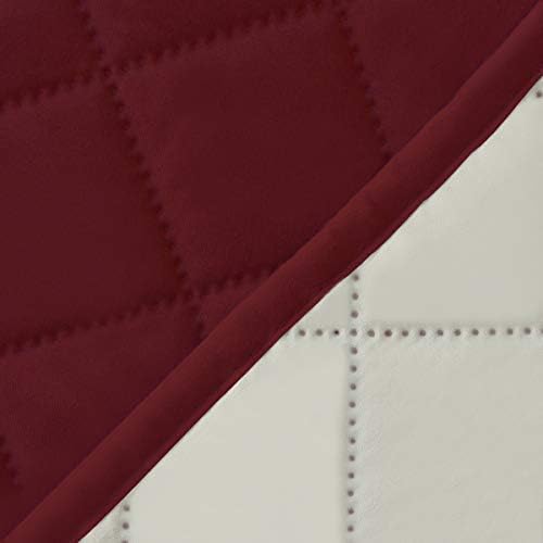 Easy-Going Reversible Couch Cover, 4 Seater Sofa, Christmas Red/Ivory | XX-Large Sofa, Washable Slipcover For Dogs, Water Resistant Mat, Living Room, Non-Slip Sofa Cover, Pet Friendly