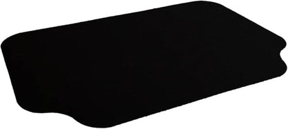 RESILIA Large Under Grill Mat – Heavy Duty, Reusable Outdoor Floor Protector Mats for Deck, Patio, & Garage – 72 Inch x 48 Inch with 12 Inch Splatter Protection Lip, Black Orange Peel, Made in the USA