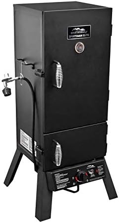 Masterbuilt Sportsman Elite 30 in. 1 Burners Propane Smoker Black 15400 BTU