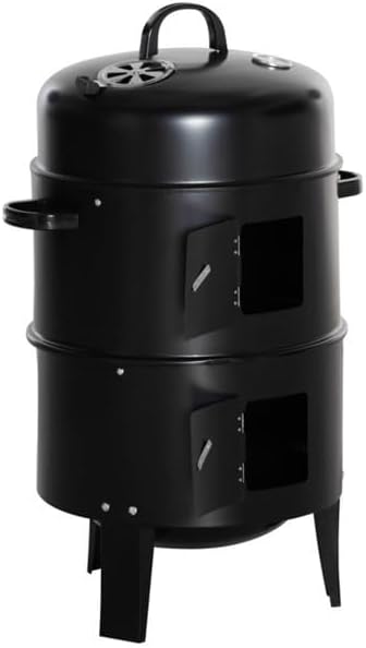 Portable Charcoal Grill, Compact BBQ Grill for charcoal smoker grill Outdoor Cooking, Lightweight Folding Design with charcoal smokers Carry charcoal smoker Bag, Easy Setup Grill f