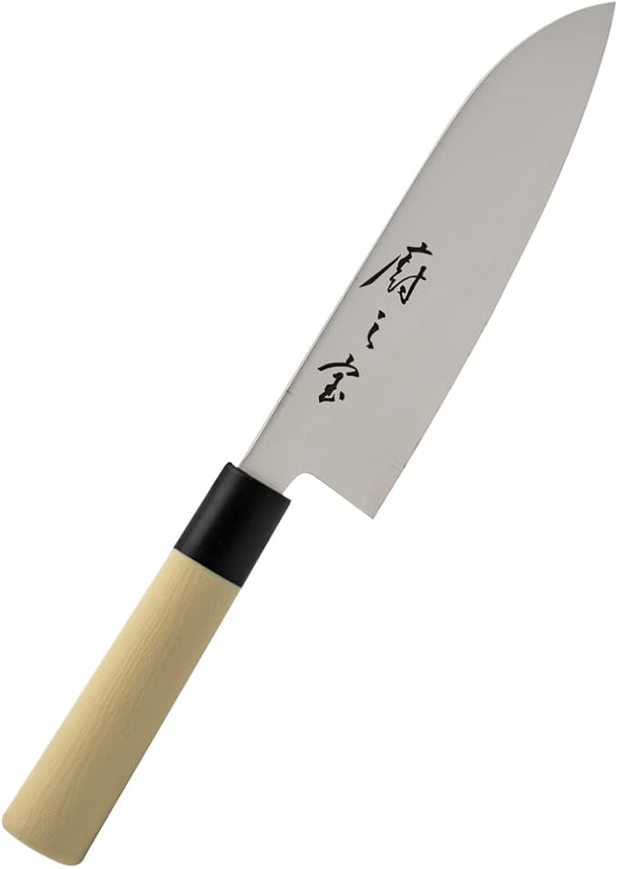 Mercer Culinary Asian Collection Santoku Knife with NSF Handle, 7-Inch
