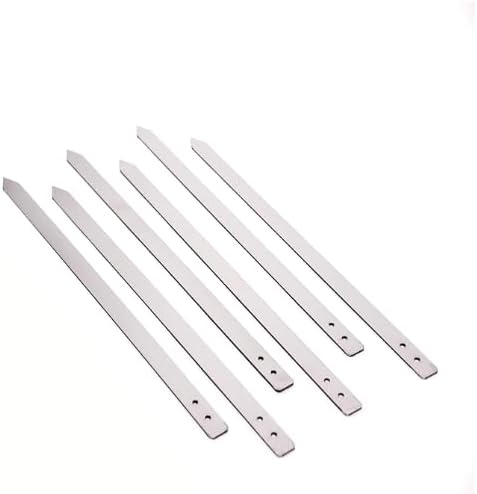 Flat Skewers 6 pcs Practical Stainless steel Kebab Skewers Metal Skewers Suitable for Family BBQ Skewer