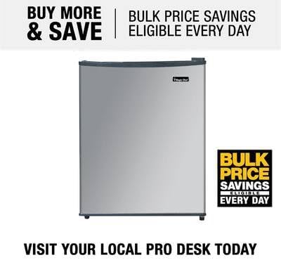Magic Chef 2.4 Cu Ft All Refrigerator E-Star | 2.4-Cu. Ft. Mini Fridge, Stainless Steel
