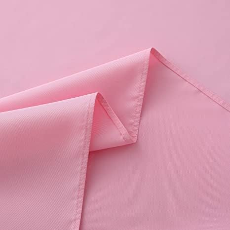 Pink Square Tablecloth 54 x 54 Inch 210 GSM Stain&Water Wrinkle Resistant Washable Fabric Table Cloth for Dining Table Buffet Parties Outdoor Picnic Camping Kitchen