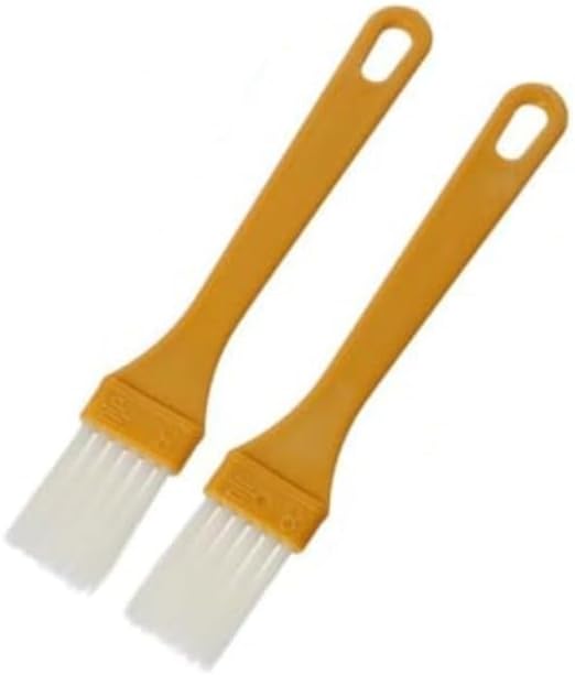 2 Pcs Basting Brush for Cooking Pastry Brush Baking Food Butter Dusting Brush Grease Dishwasher Safe Grilling Pastry and Basting Brushes, Baking and Pastry Utensils (0.8 * 5.2in)