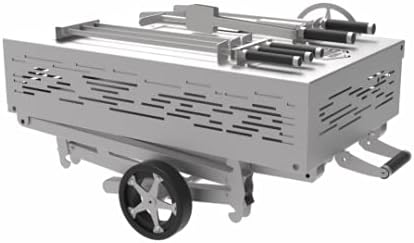 Camping Grill Premium - Stainless Steel Portable Charcoal Grill - BBQ
